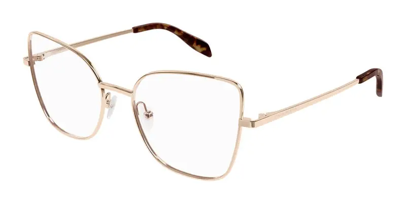 Donna AM0416O 003 Montature da vista Metallo Oro Cat Eye