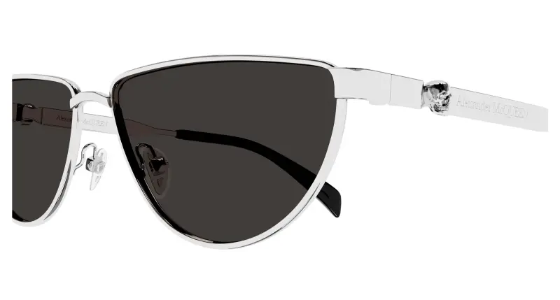 Alexander McQueen Occhiali da sole Donna Argento 3529666 miniatura 3