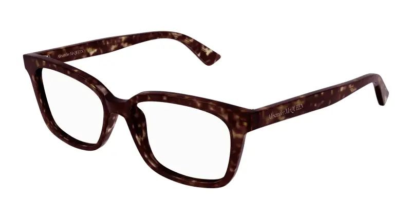 Donna AM0464O 002 Montature da vista Acetato Havana Trasparente Squadrata