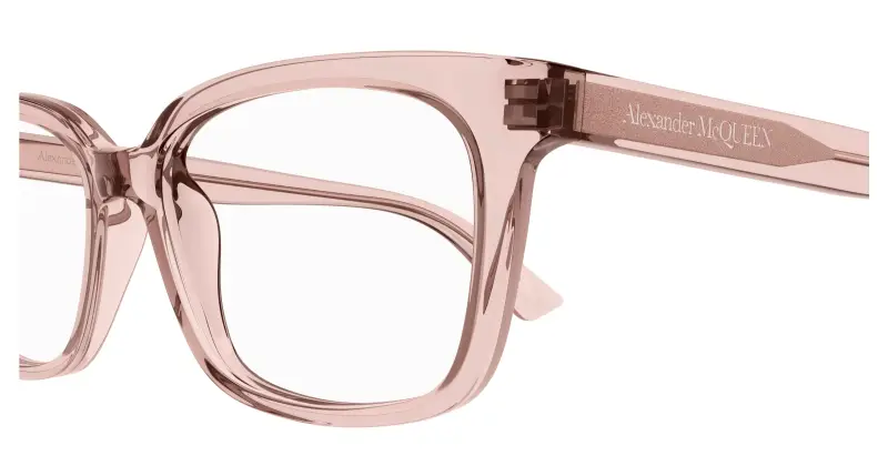 Donna AM0464O 003 Montature da vista Acetato Rosa Trasparente Squadrata miniatura 3