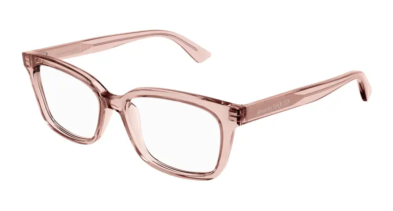 Donna AM0464O 003 Montature da vista Acetato Rosa Trasparente Squadrata