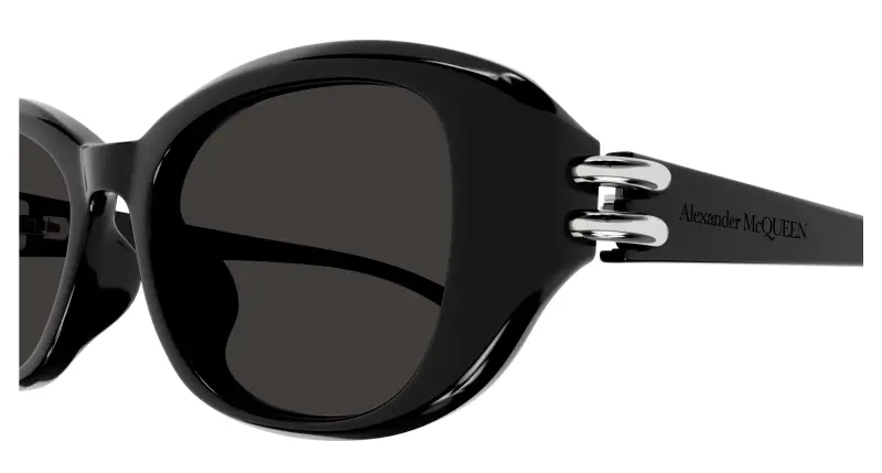 Alexander McQueen Occhiali da sole Donna Grigio 3532614 miniatura 3