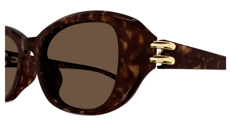 Alexander McQueen Occhiali da sole Donna Marrone 3530890 miniatura 3