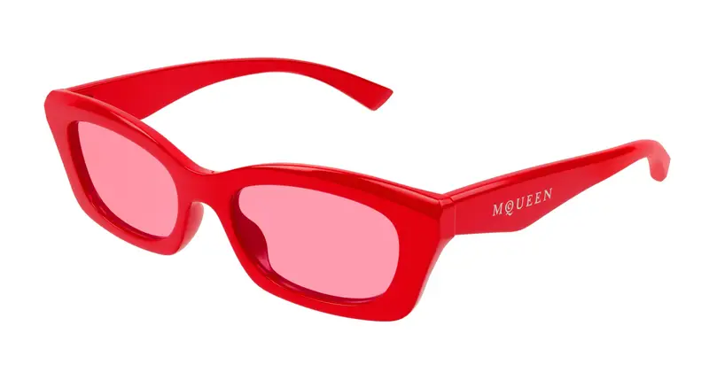 Alexander McQueen Occhiali da sole Donna Rosso 892481