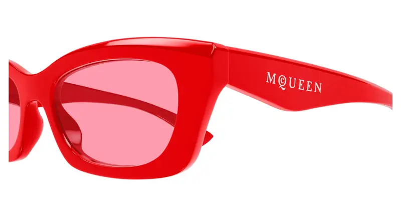 Alexander McQueen Occhiali da sole Donna Rosa 892481 miniatura 2