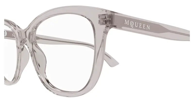 Donna AM0487O 003 Montature da vista Acetato Grigio Trasparente Cat Eye miniatura 3