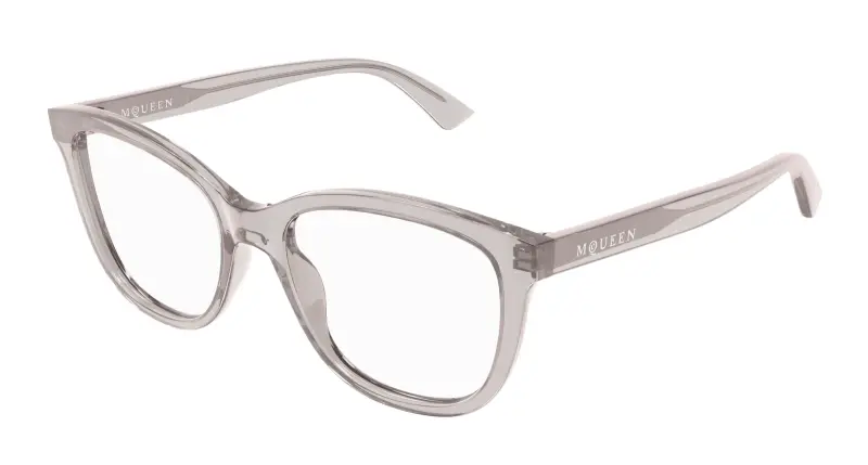 Donna AM0487O 003 Montature da vista Acetato Grigio Trasparente Cat Eye
