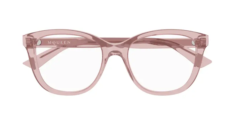 Donna AM0487O 004 Montature da vista Acetato Rosso Trasparente Cat Eye miniatura 2