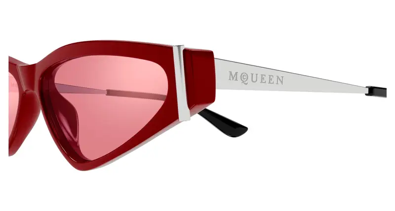 Alexander McQueen Occhiali da sole Donna Rosso 892588 miniatura 2
