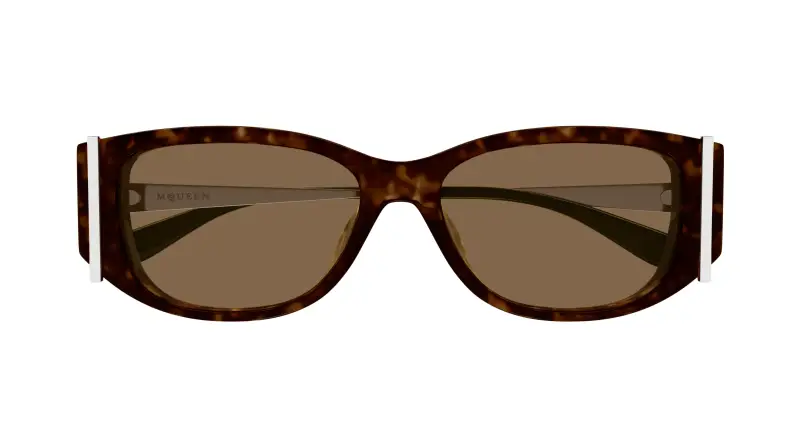 Alexander McQueen Occhiali da sole Donna Marrone 3530884 miniatura 2