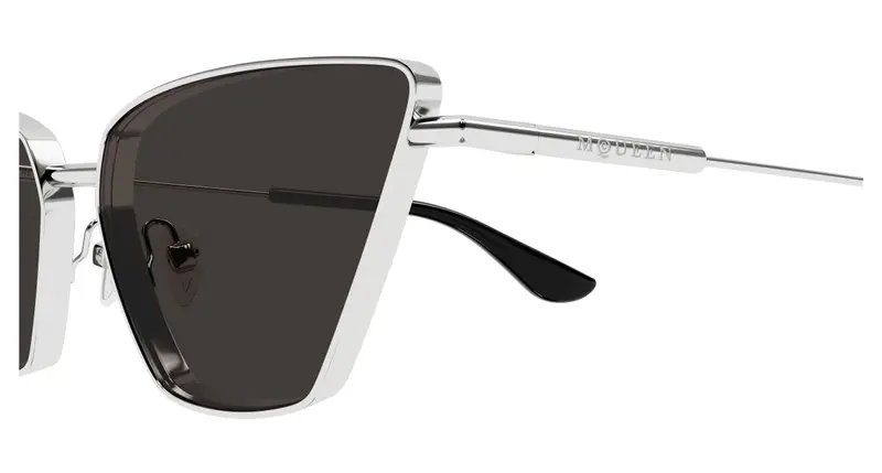 Alexander McQueen Occhiali da sole Donna Argento 892530 miniatura 2