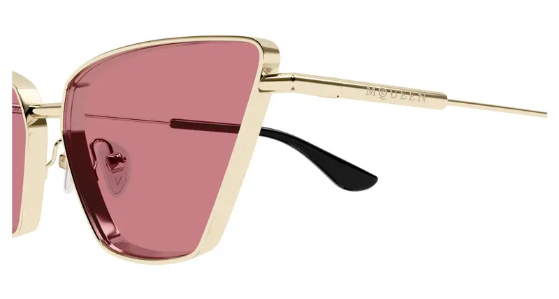 Alexander McQueen Occhiali da sole Donna Oro 892576 miniatura 2