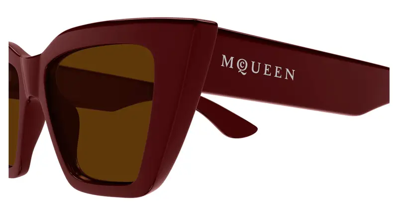 Alexander McQueen Occhiali da sole Donna Bordeaux 892571 miniatura 2
