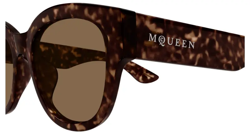 Alexander McQueen Occhiali da sole Donna Marrone 3530882 miniatura 3