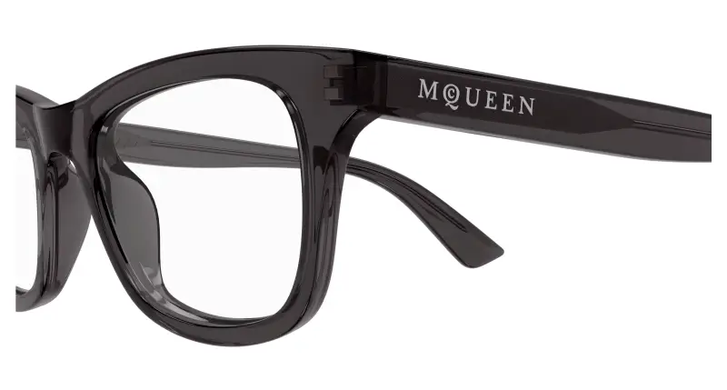 Donna AM0515O 009 Montature da vista Acetato Grigio Trasparente Cat Eye miniatura 3