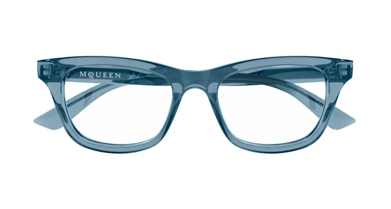 Donna AM0515O 010 Montature da vista Acetato Blu Trasparente Cat Eye miniatura 2