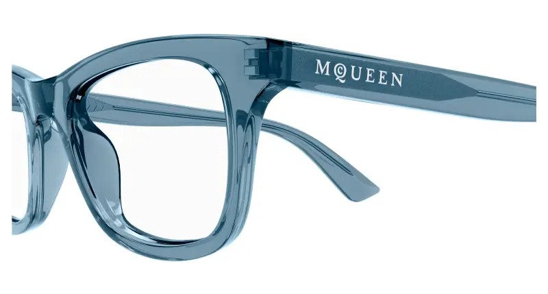 Donna AM0515O 010 Montature da vista Acetato Blu Trasparente Cat Eye miniatura 3