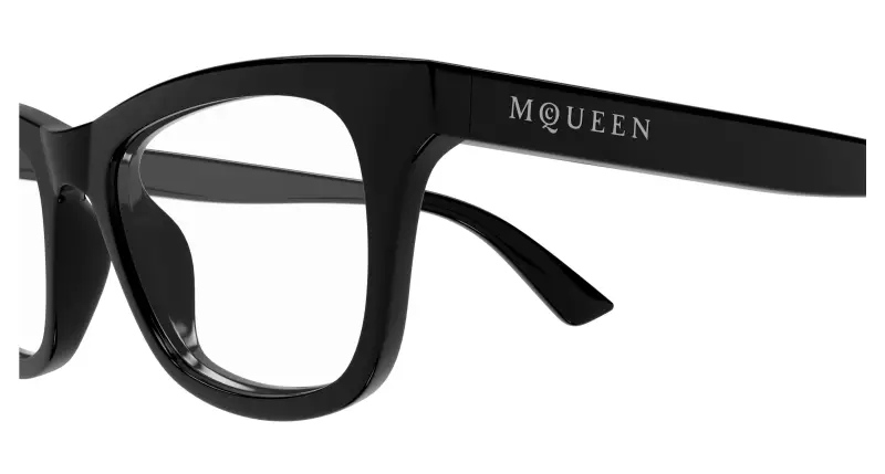 Donna AM0515O 011 Montature da vista Acetato Grigio Trasparente Cat Eye miniatura 3