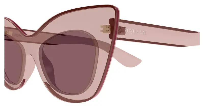 Alexander McQueen Occhiali da sole Donna Marrone 892606 miniatura 2