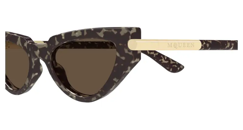 Alexander McQueen Occhiali da sole Donna Marrone 3498924 miniatura 3