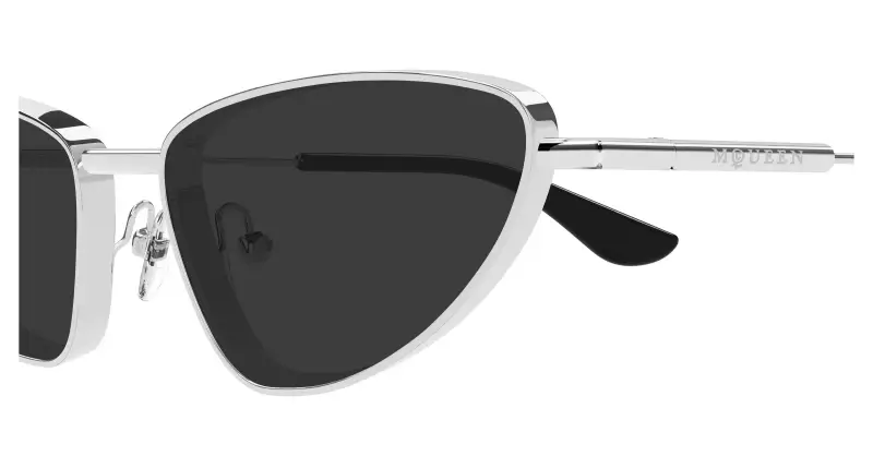 Alexander McQueen Occhiali da sole Donna Argento 3529659 miniatura 3