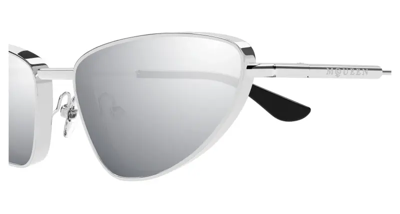 Alexander McQueen Occhiali da sole Donna Argento 3529658 miniatura 3