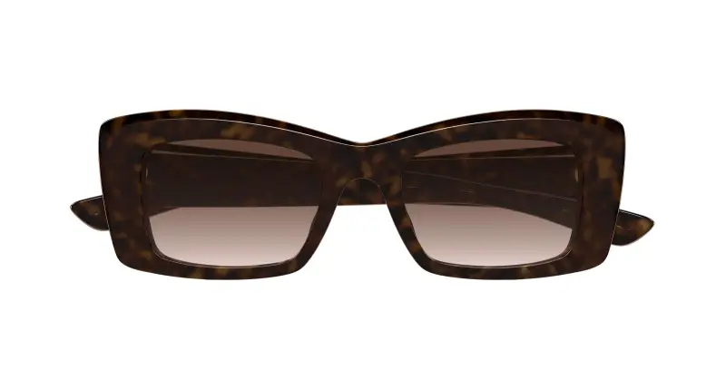 Alexander McQueen Occhiali da sole Donna Marrone 3530879 miniatura 2