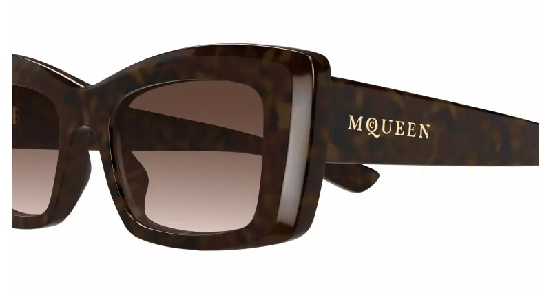 Alexander McQueen Occhiali da sole Donna Marrone 3530879 miniatura 3