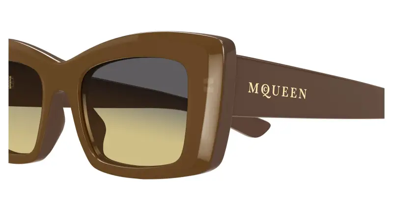 Alexander McQueen Occhiali da sole Donna Marrone 3531334 miniatura 3