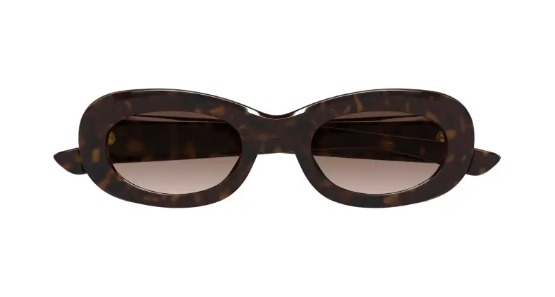 Alexander McQueen Occhiali da sole Donna Marrone 3530878 miniatura 2