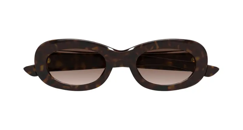 Alexander McQueen Occhiali da sole Donna Marrone 3408107 miniatura 2