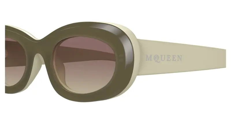 Alexander McQueen Occhiali da sole Donna Marrone 3531333 miniatura 3