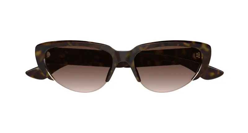 Alexander McQueen Occhiali da sole Donna Marrone 3530873 miniatura 2