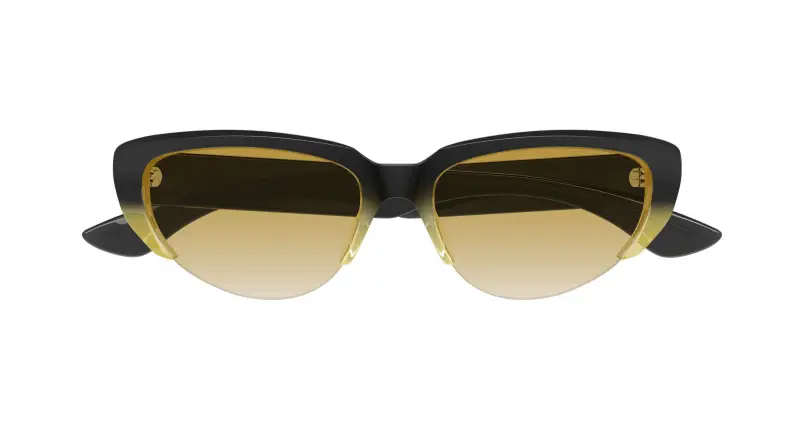 Alexander McQueen Occhiali da sole Donna Giallo 3529927 miniatura 2