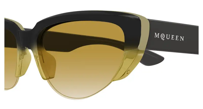 Alexander McQueen Occhiali da sole Donna Giallo 3529927 miniatura 3