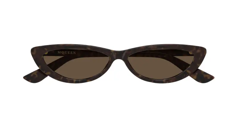 Alexander McQueen Occhiali da sole Donna Marrone 3408104 miniatura 2