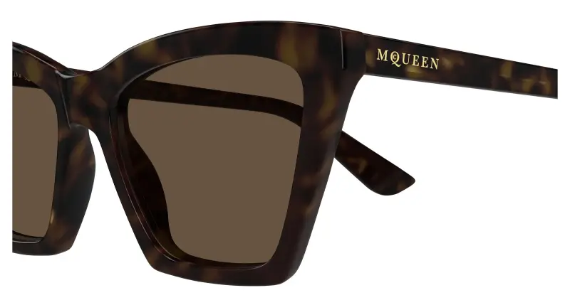 Alexander McQueen Occhiali da sole Donna Marrone 3408102 miniatura 3