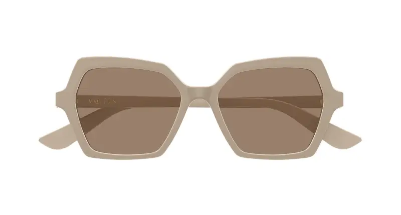 Alexander McQueen Occhiali da sole Donna Beige 3529722 miniatura 2