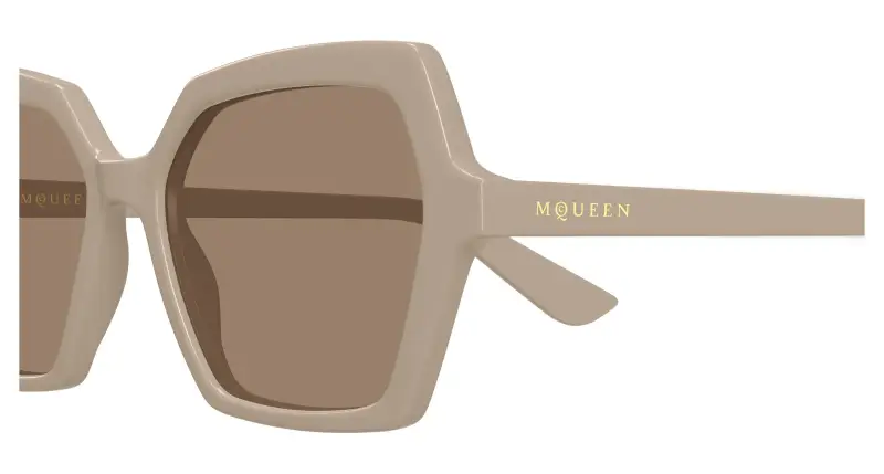 Alexander McQueen Occhiali da sole Donna Beige 3529722 miniatura 3