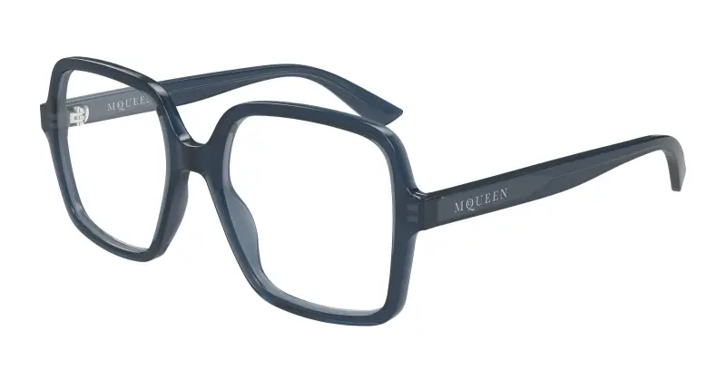 Donna AM0538O 003 Montature da vista Acetato Grigio Trasparente Squadrata