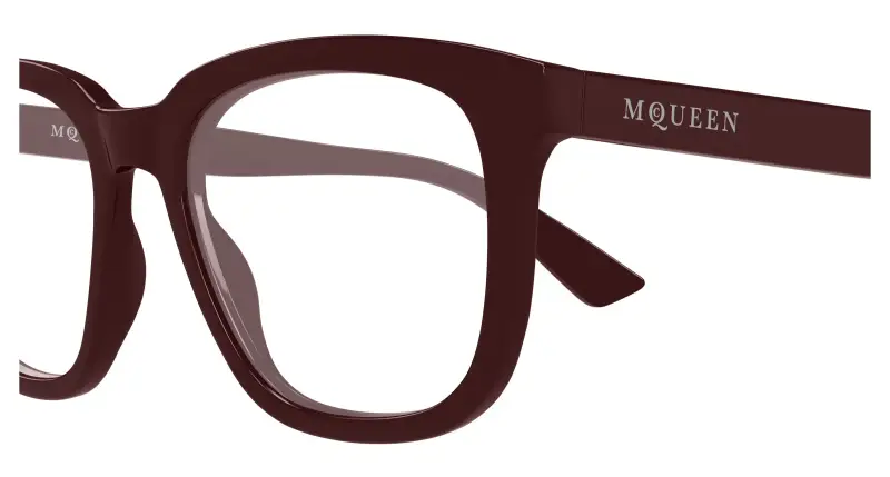 Donna AM0539O 003 Montature da vista Acetato Rosso Trasparente Squadrata miniatura 3