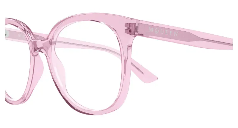 Donna AM0540O 005 Montature da vista Acetato Rosa Trasparente Cat Eye miniatura 3