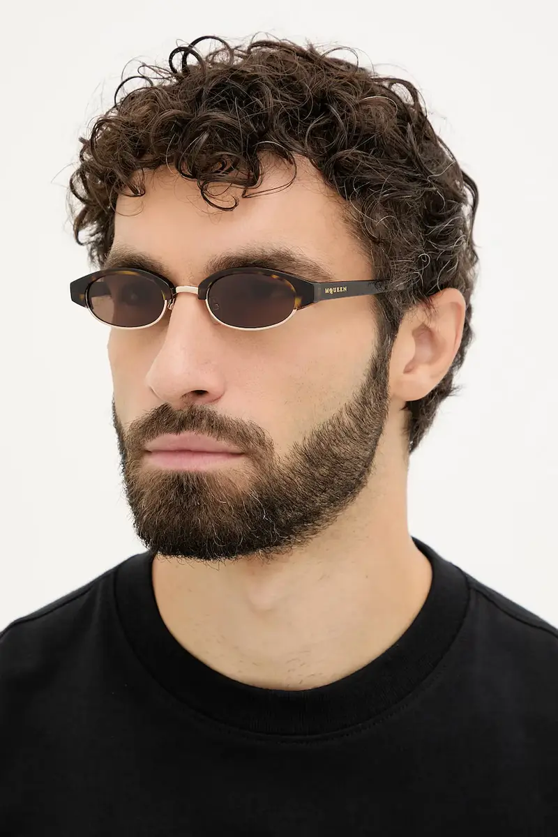 occhiali da sole colore marrone AM0534S miniatura 2