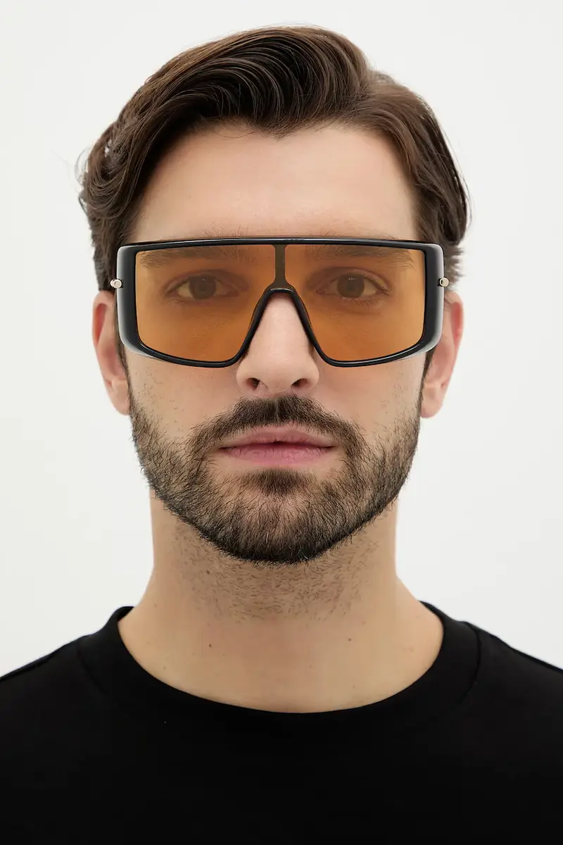 occhiali da sole colore nero AM0524S miniatura 3