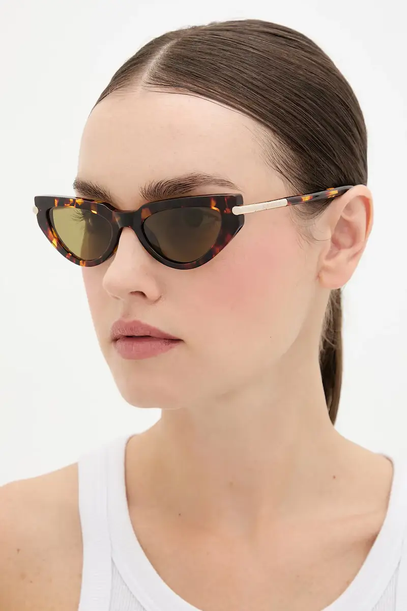 Alexander McQueen Occhiali da sole Donna Marrone 3772070