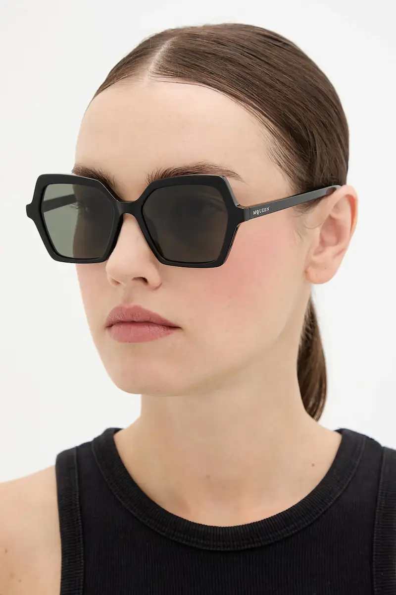 Alexander McQueen Occhiali da sole Donna Nero 3776736