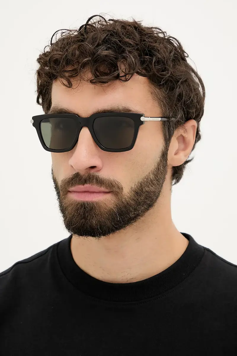 Alexander McQueen Occhiali da sole Uomo Nero 3776872