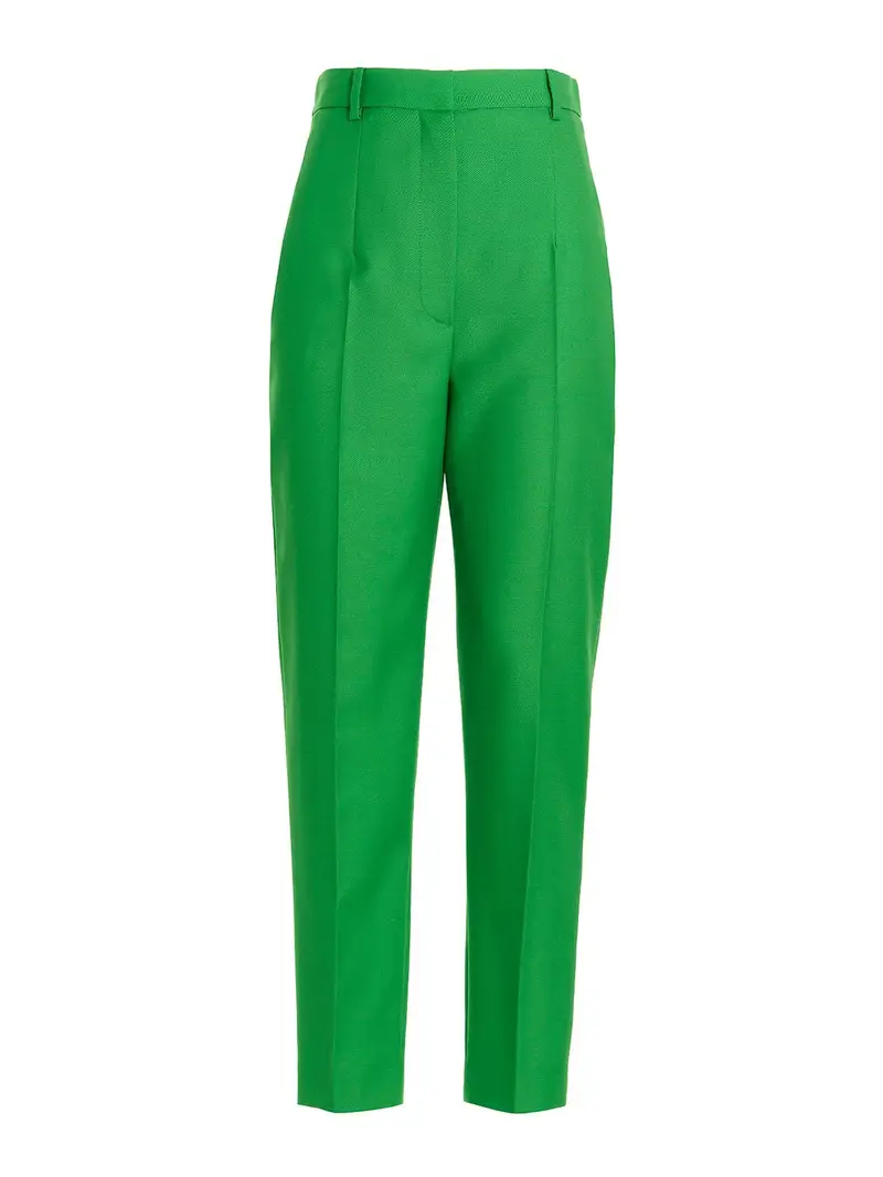 Pantaloni a gamba dritta Verde