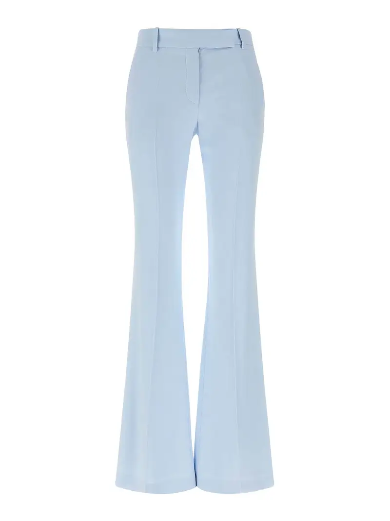Pantaloni a gamba svasata Azzurro