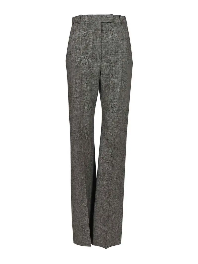 Pantaloni in stile uniforme Grigio